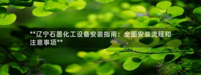 新宝gg创造奇迹手机登录：**辽宁石墨化工设备安装